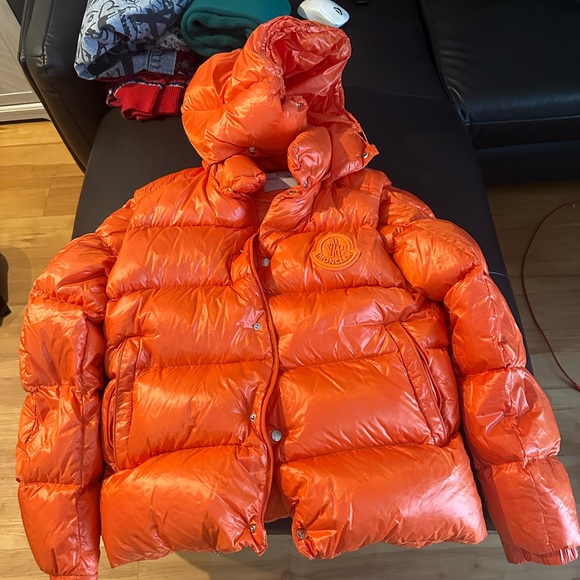 Moncler Other - Moncler Orange Puffer Jacket
